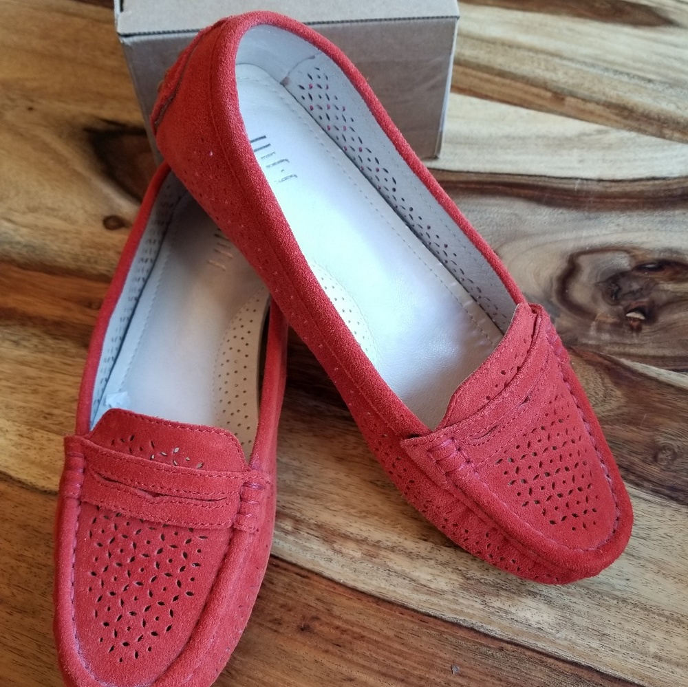 J. Jill Driving Moccasins Suede Size 8